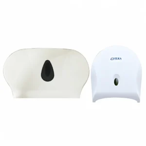 ELKA White Jumbo Toilet Roll Dispenser