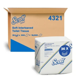 SCOTT 4321 Interleaved Toilet Tissue