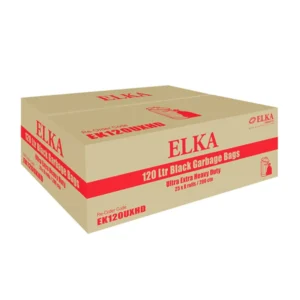 ELKA 120L Heavy Duty Garbage Bags - Ultra Extra Heavy Duty