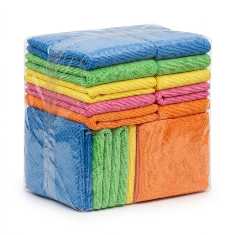 Microfibre cloths, 40-pack mixed colours