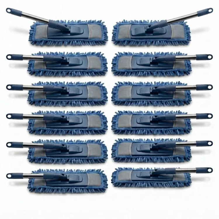 Velvet Flat Mop – 12-Pack